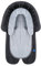 INFANZIA 2-in-1 Kopf- und Körperstütze für Babys, Neugeborene, extra weiche Kinderwagenkissen, Autositzeinlage, Jahreszeiten, Schwarz