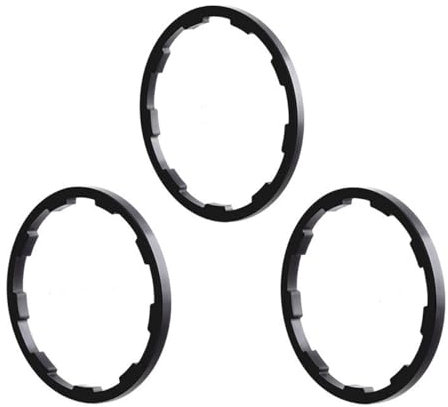 HOUSON Fahrrad Schwungrad Spacer, Hub Spacer, Achsscheibe Dichtung Distanzstück, Kassette Schwungrad Naben für Mountainbike (2mm/2.18mm/2.35mm)