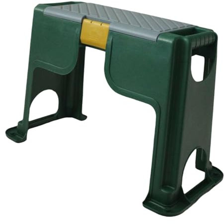 Dualoai Kniehocker für Den Garten, Kinderbetreuung, Kunststoffrahmen, Vielseitig Einsetzbar, Stabil, mit Aufbewahrungsbox, 56 X 27 X 36 cm