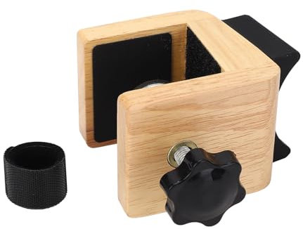 Guitar Table Clamp, Wooden Structure Silicone Pad Non Slip Adjustable Guitar Stand Holder