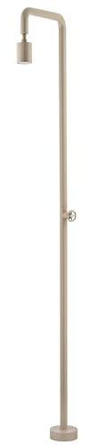 Galyon Imex GPP001 Robinetterie douche extérieure piscine piscine en acier inoxydable Colonne monophluide 1 voie, robinet mitigeur avec rotation à 90°, acier S.316 pour installation professionnelle en