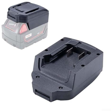 Power Tool Battery Converter Adapter for Worx 20V 6-Pin, 18V to 20V BL1830 for Worx Lithium Battery Adapter, Compatible with 18v Li-ion Batteries(C)