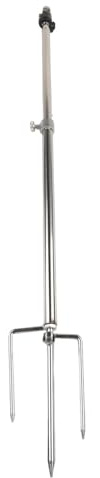 Auratrove Sturdy Stainless Steel for TRAIL Camera Stand, 360° Adjustable & Foldable Hunting Ground Holder with 1/4''-20 Screw, 93x63cm Silver