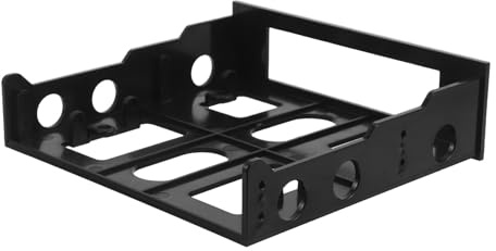 LALADEFIEE 3,5 Zoll Laufwerksschacht Adapter und Verbesserte Luftzirkulation 25 Zoll aus Kunststoff mit Offenem Design für PC Gehäuse Erweiterung bei Desktop PC Upgrade