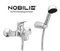 NOBILI Rubinetto Miscelatore Monocomando per Vasca da Bagno Serie Italia Cromato