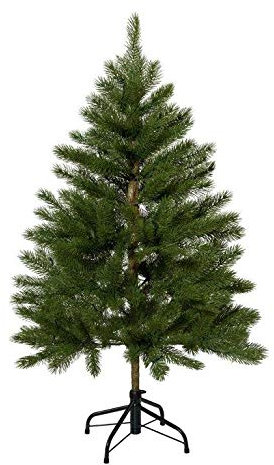 creativ home Künstliche DOUGLASTANNE Tannenbaum mit STÄNDER. Weihnachtsbaum, Kunsttanne ca 120 cm. 223 Triebe.