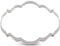LILIAO Plaque Cookie Cutter - 4.4 x 3.2 inches - Stainless Steel