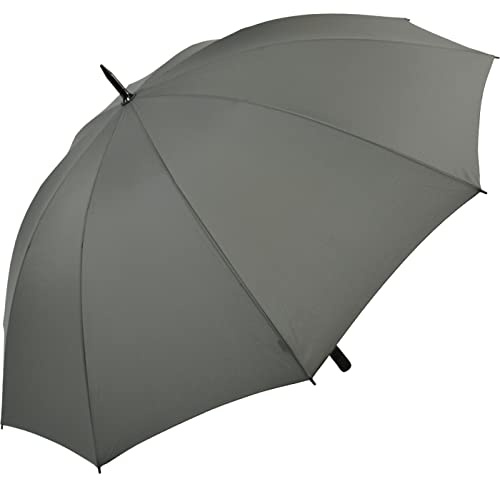 Falcone® XXL Golfschirm Fiberglas 10-teilig windsicher - grau