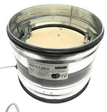 Brandschutzklappe verzinkt Nennweite 100-315 mm Feuerschutz (DN 250 mm)