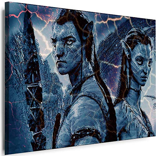 Myartstyle - Bilder Film Godfather 100 x 70 cm Leinwandbilder XXL - 1 Teilige Wandbilder Film Popular Movies Kunstdrucke w-P-2020-91