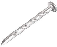 sourcing map Spirale Pont Clou Acier Inox Clou Spirale Tige 32mmx2mm(LxD) 100Pcs