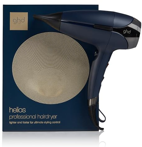 ghd Helios Hair Dryer - Professional Hairdryer, Powerful Airflow, Style with Speed & Control, 30 Percent More Shine