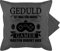Kissenbezug - Statement Kissen mit Sprüchen - Geduld ist was für Noobs - Gamer rasten direkt aus - 50 x 50 cm - Grau - gamerkissen kissenhülle sprüche spruch gaming kuschelkissen zockerkissen
