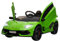 HOMCOM Lamborghini Aventador Licensed 12V Kids Electric Ride On Car Racing Car Toy with Parental Remote Control Battery-powered 2 Motors Music Lights for Age 3+ Green