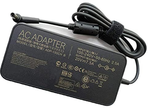Backupower Adaptador de Repuesto de 150 W, 20 V, 7,5 A, Compatible con TUF Gaming FX505DT-EB73, ADP-150CH B, A18-150P1A PC