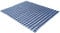 High Peak Cozy Decke blau/weiß