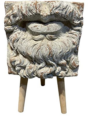 HTI living Pflanzgefäß Apollon Blumenkübel Mund Übertopf Dreibein Antik