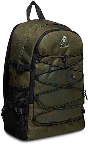Invicta Rucksack mit einem Fach, Active, Army Green, Schule & Freizeit