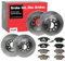 STARK SKBK-10991653 Bremsenset Vorne Hinten Belüftet 312 272,0mm - Bremsen Set mit Bremsscheiben und Bremsbeläge Satz