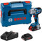 Bosch Professional 18V System GDS 18V-450 PC - Atornillador de impacto a batería (450 Nm, arranque 800 Nm, Connectivity, 2 baterías ProCORE 4.0 Ah, en L-BOXX)