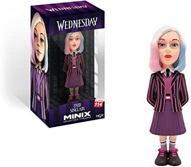 MINIX Collectible Figurines, Wednesday - Enid, 12 cm Sammelfigur, Ab 17+ Jahren, Deutsch