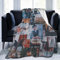 YINGD Lucas Jade Zumann als Gilbert Blythe weiche und bequeme warme Fleecedecke für Sofa, Büro, Bett, Auto, Camping, Couch, gemütliche Plüschdecke, Stranddecke