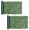 Yaheetech Haie Artificielle 1 x 3 m Mur Végétal Artificiel pour Balcon Patio Cour Garde-Corps Jardin 2PCS