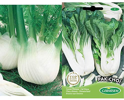 Germisem Fino Semillas de Hinojo 2 g & Pak Choï Semillas de Col Chino 3 g (EC3027)