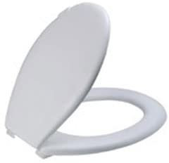 Tavoletta WC Plastica - Misura 38 x 47 cm - Sedile WC Universale per Water