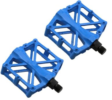 YdseozOA Fahrradpedale Fahrrad Aluminium rutschfeste langlebige Mountainbike-Pedale MTB BMX Radfahren Universal-Fahrradpedale Fahrradzubehör (blau)