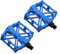 YdseozOA Fahrradpedale Fahrrad Aluminium rutschfeste langlebige Mountainbike-Pedale MTB BMX Radfahren Universal-Fahrradpedale Fahrradzubehör (blau)