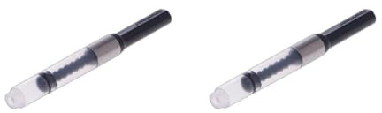 seluluory 2pcs Universal Fountain Pen Ink Converter Standard Push Piston Fill Absorber Removable Pen Ink for Student