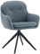 Wahson Modern Bürostuhl ergonomisch Drehstuhl mit Armlehne Schreibtischstuhl aus Chenille für Arbeitszimmer/Schlafzimmer, Blau