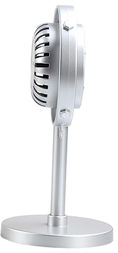 PHENOFICE Microfono Finto in Plastica Vintage Prop Casa E Feste Di Microfono Antico Per Decorazione