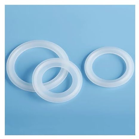 HMCOCOOFM 3(76mm) OD91mm Tri Clamp Ferrule Silicone Sealing Strip Gasket Ring Washer for Homebrew (Taglia unica)