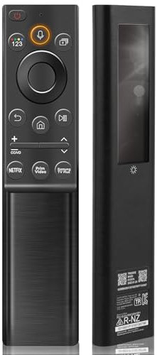 BN59-01357A Telecomando ricaricabile solare di ricambio per Samsung Smart TV Neo QLED Frame Smart 4K 8K Ultra HD TV, funzione vocale, ricarica USB-C