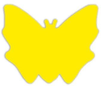 Whakano 30 Stück Trauermücken,Flohfalle,Schmetterlingsförmige Aufkleber Gelb,7x9cm,Fruchtfliegenfalle Klebefallen Insektenfalle,für Küche,Wohnzimmer,Schlafzimmer,Garten,Pet House