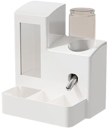 Dispensador de agua para hámster, dispensador de bebidas para hámster, desmontable para ardillas de Guinea, jerbo, conejo, interior, sala de estar, dormitorio y exteriores