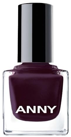 ANNY Nail Polish, Hochwertiger Farb-Nagellack, Dunkles Pflaumenrot | Langanhaltender Glanz, Splitterresistent & schnelltrocknend, Urban chica, 15ml