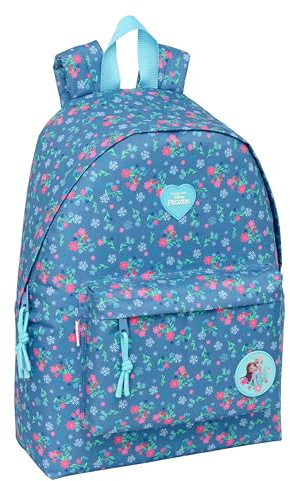 safta FROZEN Rucksack für Laptops von 35,8 cm (14,1 Zoll), ideal für Jugendliche verschiedener Altersgruppen, bequem und vielseitig, Qualität und Widerstandsfähigkeit, 31 x 13 x 43 cm