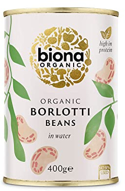 BIONA Organic Borlotti Beans 400g (PACK OF 1)