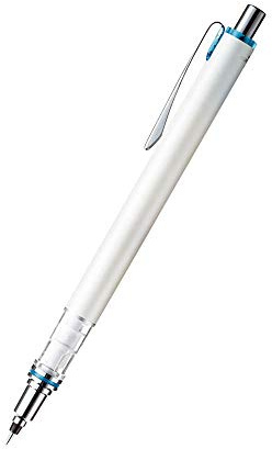 uni Kuru Toga Advance - Auto Lead Rotating Mechanical Pencil, 0.5mm (White)