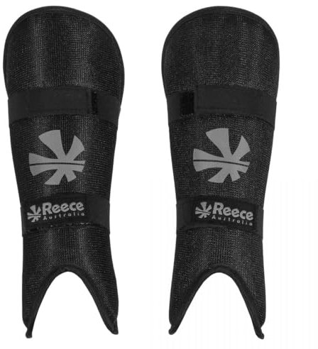 Reece Schienbeinschoner - Laverton - Flexible und Appelling - Gepflegte Design - Patentierte Hoch - Impact -Technologie - Komfortable Passform - Schwarz - Größe L