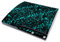 Skins4u Aufkleber Design Schutzfolie Vinyl Skin kompatibel mit Sony PS3 Playstation 3 Slim Konsole Shattered Black Blue