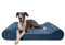 Furhaven Microvelvet Luxe Lounger stützendes orthopädisches Schaumstoff-Hundebett – Stellar Blue, Riesen (XXXL)