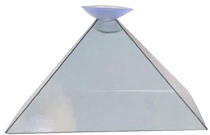 BYFRI 2 Pièces De Hologram Pyramide D'affichage du Projecteur Vidéo Support Universel pour Téléphone Portable