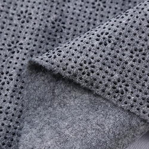 rutschfeste Vinyl-Tufting-Stoffunterlage, rutschfeste Unterlage mit Pflaumenblütenmuster für Teppiche, Tufting-Pistole, Kissen, Stanznadel (178,8 x 99,9 cm) (schwarz)