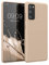 kwmobile Housse Compatible avec Samsung Galaxy S20 FE Coque - Housse de téléphone Protection Souple en Silicone - Nacre