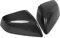 WANGCL 2Pcs Carbon Fiber Door Rearview Mirror Cover Trim Moulding Fit Compatible with Tes-la Model 3 2018-2019