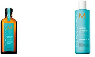 Moroccanoil Treatment Hair Oil, 100ml & Hydrating Shampoo Multicoloured 250 ml
